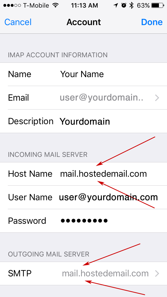 update host name