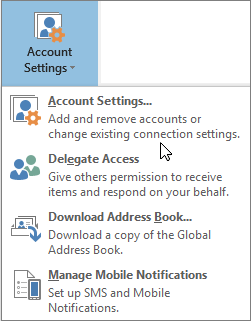 account settings